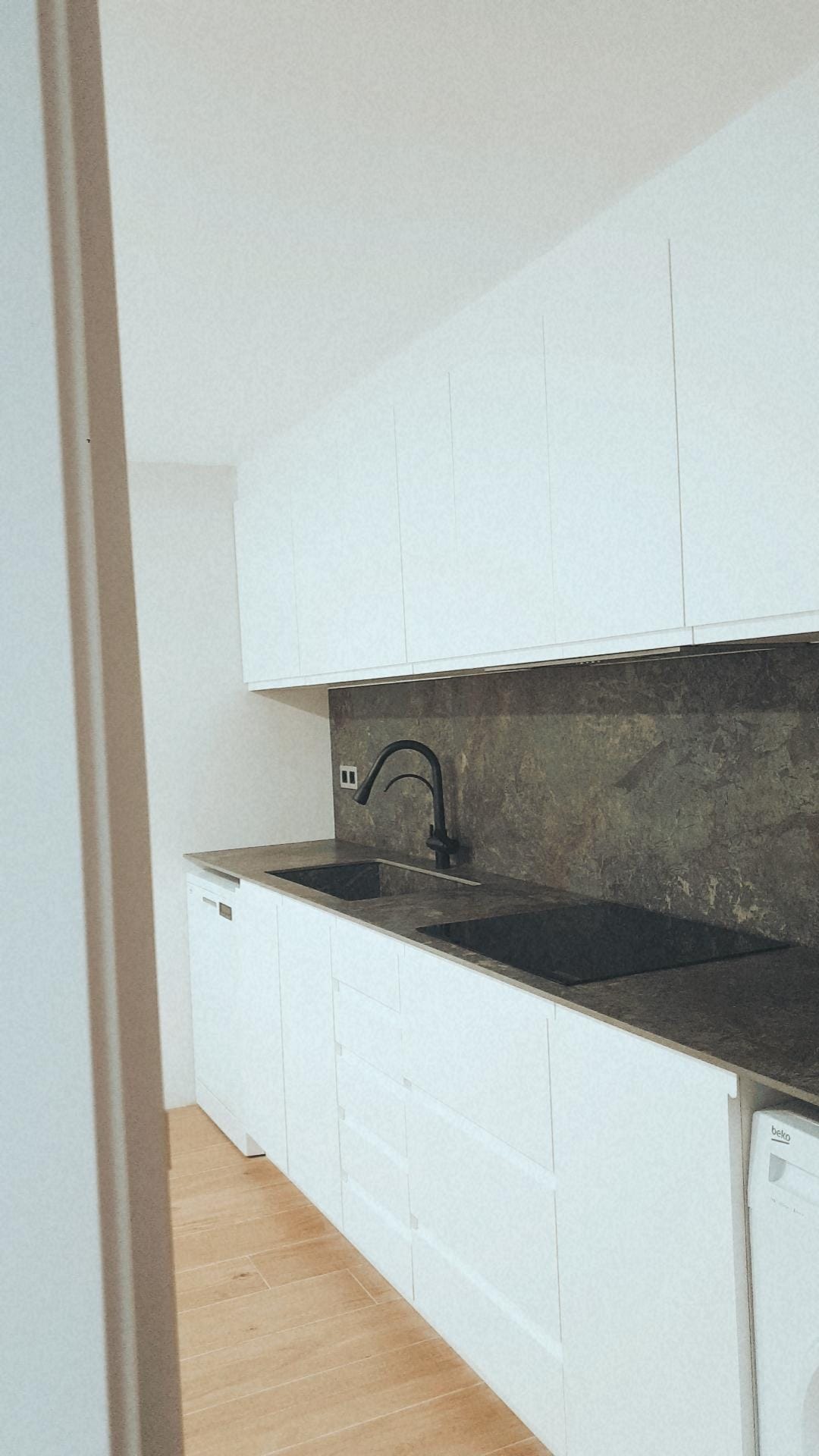 Cocina blanca a medida